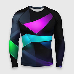 Мужской рашгард Neon colored geometric
