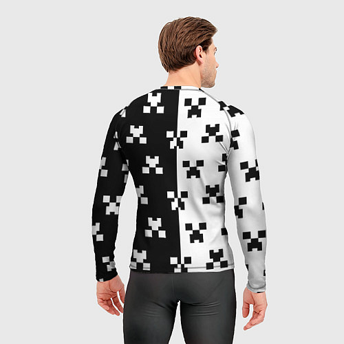 Мужской рашгард Borussia pattern minecraft / 3D-принт – фото 4