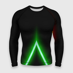 Рашгард мужской Color neon green, цвет: 3D-принт