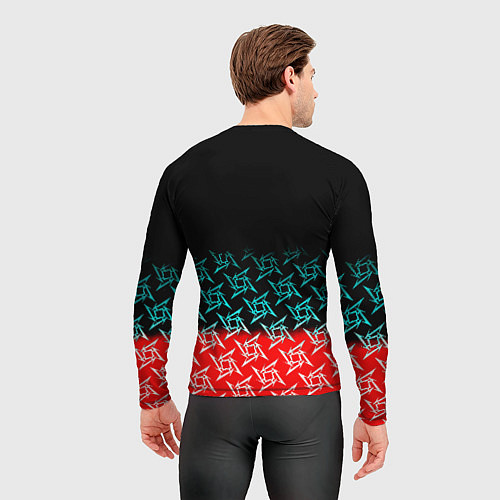 Мужской рашгард Манчестер Юнайтед ниндзя паттерн / 3D-принт – фото 4