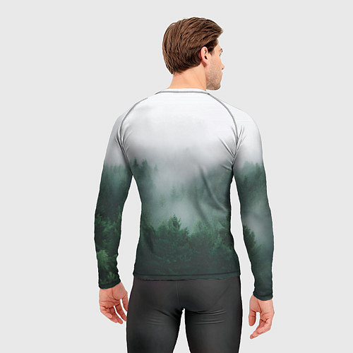 Мужской рашгард Twilight forest / 3D-принт – фото 4