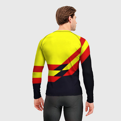 Мужской рашгард Манчестер Юнайтед геометрия спорт / 3D-принт – фото 4
