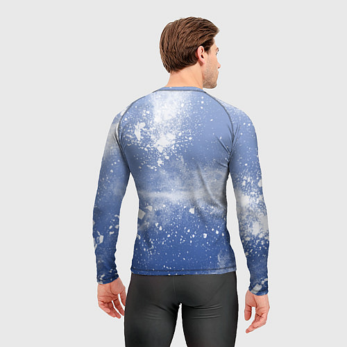 Мужской рашгард Снежки попали в тебя / 3D-принт – фото 4