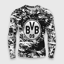 Рашгард мужской Боруссиа белые краски, цвет: 3D-принт