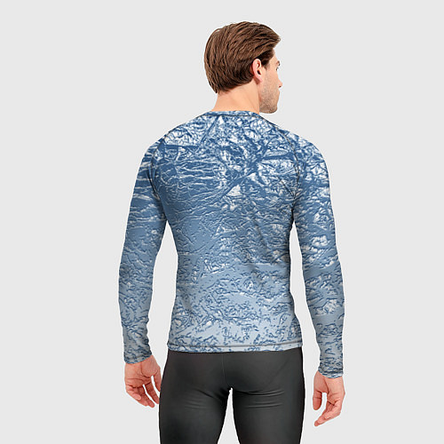 Мужской рашгард Налипший снег / 3D-принт – фото 4