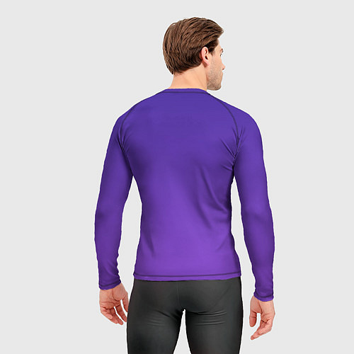 Мужской рашгард The color is purple / 3D-принт – фото 4