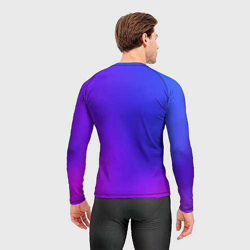 Мужской рашгард Color multicolored gradient / 3D-принт – фото 4