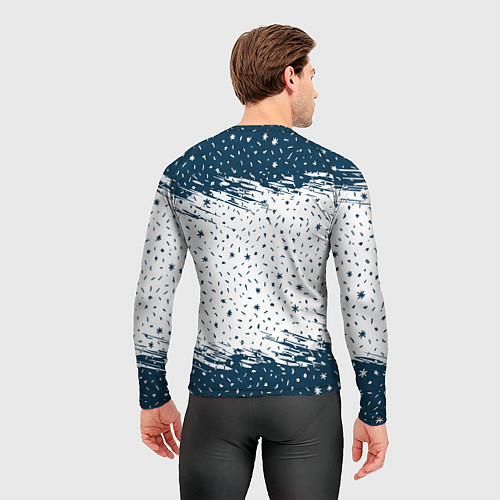 Мужской рашгард Шрек и Осел - новый год / 3D-принт – фото 4