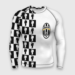 Мужской рашгард Ювентус паттерн люди