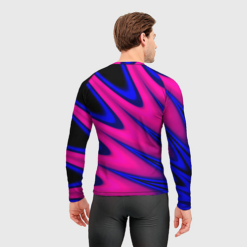 Мужской рашгард Multicolored color neon / 3D-принт – фото 4