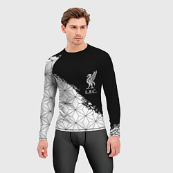 Рашгард мужской Liverpool краски текстура геометрия, цвет: 3D-принт — фото 2