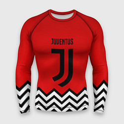 Рашгард мужской Ювентус полосы спорт, цвет: 3D-принт