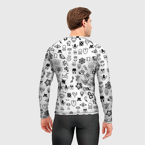 Мужской рашгард Borussia game pattern / 3D-принт – фото 4