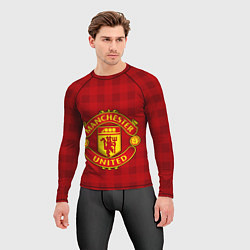 Рашгард мужской Manchester United, цвет: 3D-принт — фото 2