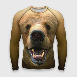 Рашгард мужской Взгляд медведя, цвет: 3D-принт