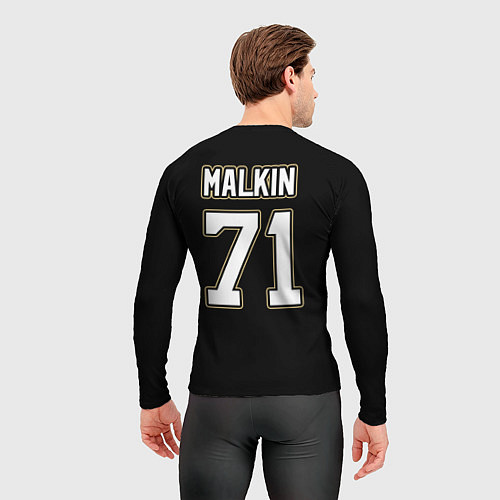 Мужской рашгард Pittsburgh Penguins: Malkin / 3D-принт – фото 4