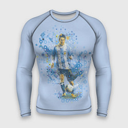 Рашгард мужской Messi: Argentine Football, цвет: 3D-принт
