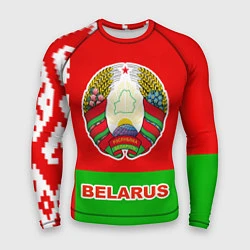 Рашгард мужской Belarus Patriot, цвет: 3D-принт