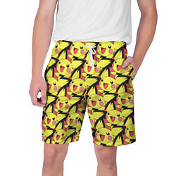 Шорты на шнурке мужские Pikachu, цвет: 3D-принт