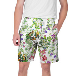 Шорты на шнурке мужские Райский остров, цвет: 3D-принт