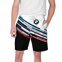 Шорты на шнурке мужские BMW BRAND COLOR БМВ цвета 3D-принт — фото 1