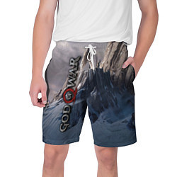 Шорты на шнурке мужские God of War: Winter, цвет: 3D-принт
