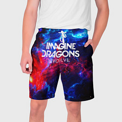 Шорты на шнурке мужские IMAGINE DRAGONS, цвет: 3D-принт