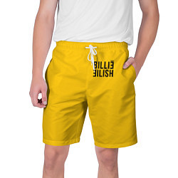 Шорты на шнурке мужские BILLIE EILISH: Reverse, цвет: 3D-принт