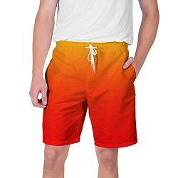 Шорты на шнурке мужские Оранж, цвет: 3D-принт