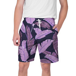 Мужские шорты Tropical leaves 4 purple
