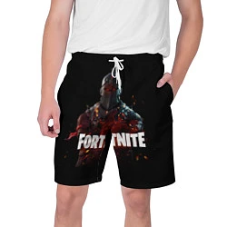Шорты на шнурке мужские Fortnite Black Knight, цвет: 3D-принт