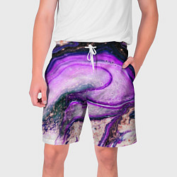 Шорты на шнурке мужские ПЛАЗМА, цвет: 3D-принт
