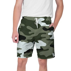 Шорты на шнурке мужские Camouflage 2, цвет: 3D-принт