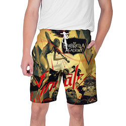 Шорты на шнурке мужские The Umbrella Academy, цвет: 3D-принт