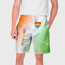 Мужские шорты Pop It Anti Stress - Heart - Fire