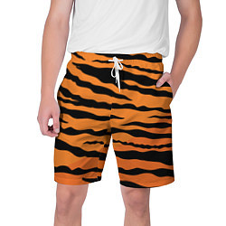 Шорты на шнурке мужские Шкура тигра вектор, цвет: 3D-принт
