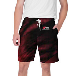 Шорты на шнурке мужские AUDI RS RED SPORT, цвет: 3D-принт