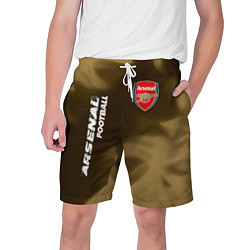 Шорты на шнурке мужские АРСЕНАЛ Arsenal Football Огонь, цвет: 3D-принт