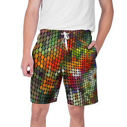 Шорты на шнурке мужские Диско шар, цвет: 3D-принт