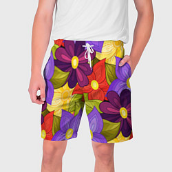 Мужские шорты MULTICOLORED PANSIES