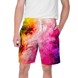 Шорты на шнурке мужские Взрыв Красок I Дым, цвет: 3D-принт