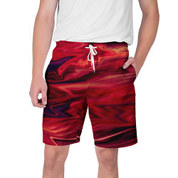 Мужские шорты Красный абстрактный модный узор