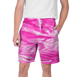 Мужские шорты Розовая мраморная текстура