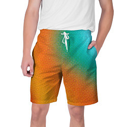 Шорты на шнурке мужские Полутоновый градиент - текстура, цвет: 3D-принт