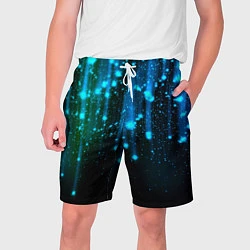 Шорты на шнурке мужские Space - starfall, цвет: 3D-принт