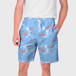 Мужские шорты Паттерн с фламинго