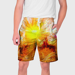 Мужские шорты Солнечный день - абстракция