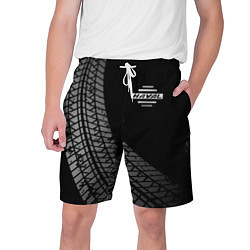 Шорты на шнурке мужские Haval tire tracks, цвет: 3D-принт