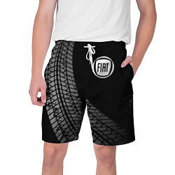 Шорты на шнурке мужские Fiat tire tracks, цвет: 3D-принт