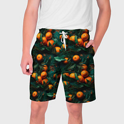 Мужские шорты Яркие апельсины
